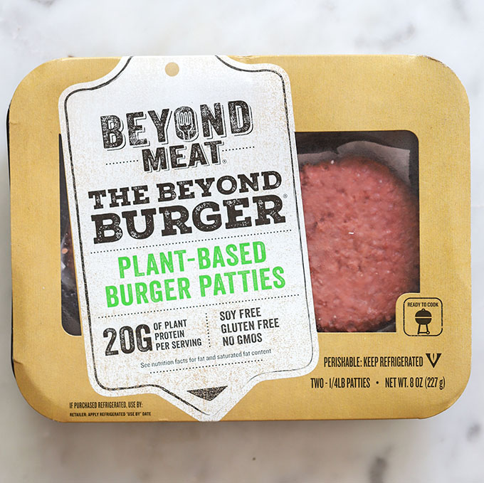 2 – beyond meat burger (vegan, gluten free, soy free)
