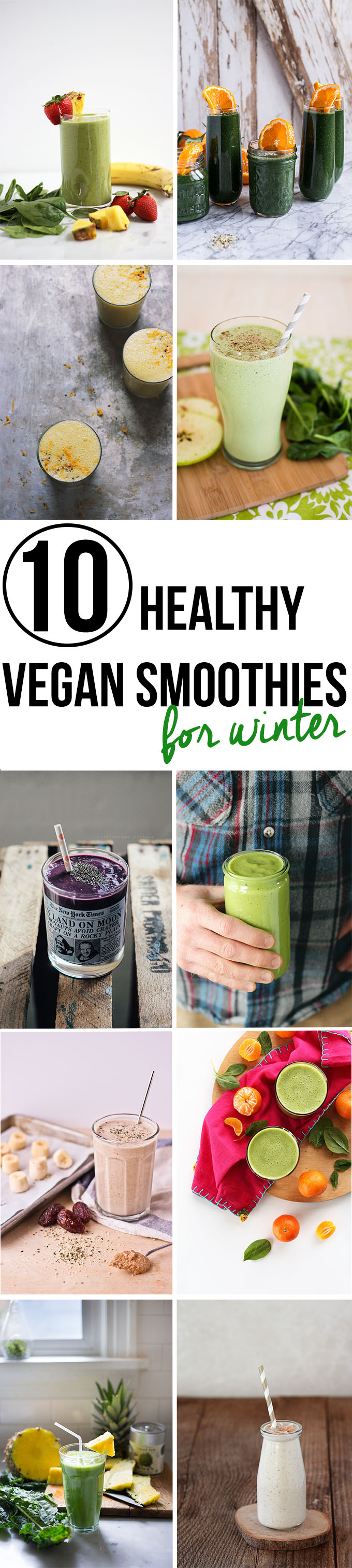 #Healthy #Vegan Smoothies Perfect for Winter