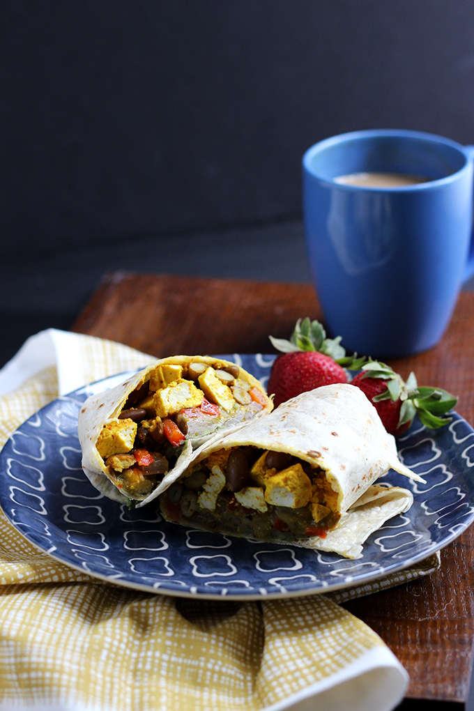 Vegan Breakfast Burrito | Dietitian Debbie Dishes