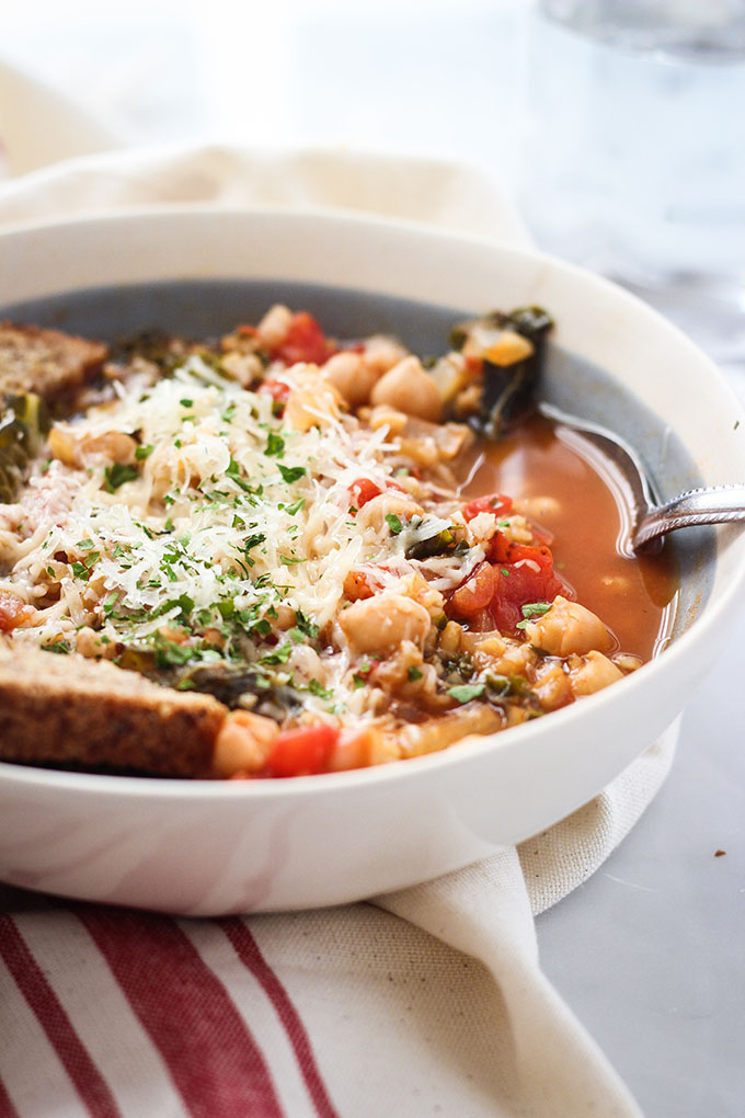Italian Farro Soup | Vegetarian / Vegan